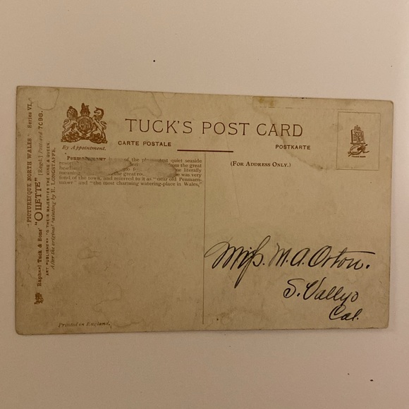 Antique Tuck’s Easter Greeting Postcard - Picture 8 of 9